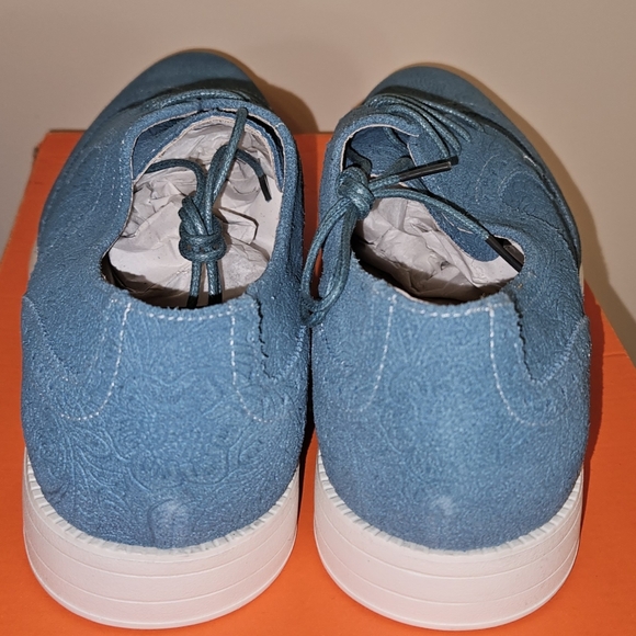 STACY ADAM WINGTIPS 9.5 (TEAL) - Picture 4 of 6